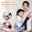 Baby Carrier Newborn to Toddler-Adjustable Baby Sling Carrier,Toddler Carrier for 25-60lbs,Comfortable Toddler Sling for Hands-Free Carrying (Pink) by TinyTreasures Baby Boutique
