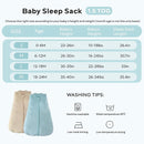 JELLYMONI Fleece Baby Sleep Sack 12-18 Months, 1.5 Tog Warm Winter Baby Wearable Blanket with Plush Dots and 2-Way Zipper, Cotton Toddler Sleep Sack by TinyTreasures Baby Boutique