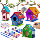 hapray 4 Pack Bird House Crafts for Kids Ages 5-8 8-12, Buildable DIY Birdhouse Kit for Children to Build, 3+ Summer Arts and Craft Projects with Paint, Boy Girl Gift Christmas by TinyTreasures Baby Boutique