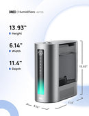 Dreo 6L Humidifiers for Bedroom, Smart Warm & Cool Mist for Large Room, 60Hr Quiet Runtime for Baby, Plant, Humidity Sensor, Indicator Light, 12H Timer, Google/Alexa, HM713S by TinyTreasures Baby Boutique