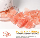 Ultrasonic Essential Oil Diffuser with Himalayan Salt Rock,Flame Oil Diffuser with 2 Color Light,Small Aromatherapy Oil Diffuser with Auto Off Function for Home, Office,Spa,100ML by TinyTreasures Baby Boutique