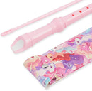 Recorder Instrument for Beginner Kids Adults,8-Hole Soprano Descant Recorder Music Flute with with Cleaning Rod & Leather Case For School Student Home Entertainment(2-Dense Unicorn) by TinyTreasures Baby Boutique