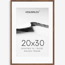 20x30 Poster Frame Natural Solid Walnut Photo Frames with 16x24 Removable Mat Wall Hanging Large Handcrafted Frame with HD Plexiglass Wall and Tabletop Display Large Picture Frame