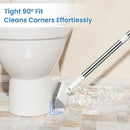 Floor Scrub Brush and Grout Brush with Long Handle–Deck Brushes for Scrubbing Heavy Duty, Stiff Bristles for Outdoor, Patio, Shower, Garage, Tile and Concrete Floor Cleaning 55 inches by CozyNest Decor