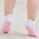 Zaples Baby Non Slip Grip Ankle Socks with Non Skid Soles for Infants Toddlers Kids Boys Girls by TinyTreasures Baby Boutique