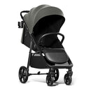 Mompush Nova Baby Stroller for Toddler, Infant & Newborn | Spacious Seat & Lie-Flat Mode | Compact One-Hand Fold, UPF 50+ Canopy & All-Wheel Suspension | Includes Rain Cover & Cup Holder, Green by TinyTreasures Baby Boutique