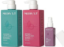 MEDIX Anti Aging Skin Care 3PC Set | Retinol Body Cream + Exfoliating AHA Glycolic Acid Foaming Face & Body Wash + Vitamin F Booster Serum, Wash + Treat + Hydrate Skincare Set by TinyTreasures Baby Boutique