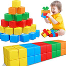Magnetic Blocks for Toddlers Toys,1.42 Inch Building Blocks Toys for 3 4 5 6 7 8+Years Old Boys Girls, Magnetic Cubes for Kids STEM Montessori Toy Educational Sensory Magnet Toy for Kids Age 1-3 3-5 by TinyTreasures Baby Boutique