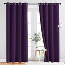 NICETOWN Blackout Curtains Drapery Panels - Window Treatment Royal Purple Blackout Curtains/Panels for Bedroom/Living Room Window, 84 inches Long, 2 Panel Set by TinyTreasures Baby Boutique