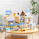 Melissa & Doug Wooden Cool Scoops Ice Creamery Play Food Toy Wooden Pretend Play Frozen Treats for Toddlers, Preschoolers, Boys and Girls - FSC-Certified by TinyTreasures Baby Boutique