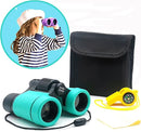 Kids Binoculars Best Gifts for 3-12 Years Boys Girls High-Resolution Optics Shockproof Mini Compact Binocuolar Toys Folding Small Telescope for Bird Watching Camping Outdoor Play by TinyTreasures Baby Boutique