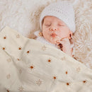 Muslin Swaddle Blankets for Newborn, 3 Pack Breathable Soft Receiving Blanket, Large 38 x 40 inches Swaddle Wrap Burping Clothes, Essentials Infant Shower Items, Toddler Gift (Elegant Colors) by TinyTreasures Baby Boutique