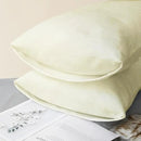 CaliTime Throw Pillow Covers Decorative 20 X 26 Inches Pack of 2 Cozy Chenille Standard Pillow Shams Cases for Couch Sofa Bed Living Room Home Beige by CozyNest Decor