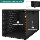 YITAHOME 150 Gallon Double-Wall Deck Box with Side Handles, Outdoor Large Storage for Patio Furniture Cushions, Garden Pool Accessories, Water Resistant & Lockable by CozyNest Decor