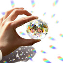 Clear Crystal Ball Prism Window Rainbow Maker Window Prisms Suncatcher for Feng Shui, (60mm /2.4inch) by GreenHaven Gardens