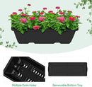 Raised Garden Bed 3 Tier Vertical Garden Planter Elevated Planter Boxes Outdoor Herb Planter with Drainage Holes Removable Tray for Patio Balcony Porch Black by GreenHaven Gardens