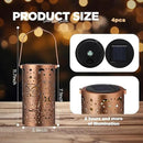 VIHOSE 4 Pack Owl Solar Lanterns Owl Solar Lights Outdoor Garden Waterproof Lights Hanging Garden Decor for Patio Yard Deck Porch Balcony Lawn Gardening Decoration Gifts by GreenHaven Gardens