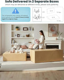 Queen Size Pull Out Sofa Bed, Convertible Sleeper Sofa Couch with Pullout Bed, 2 in 1 Sofa Bed Couch with Memory Foam Mattress for Living Room Office, Space-Saving, Dark Grey by CozyNest Decor