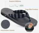 KuaiLu Flip Flops for Women with Arch Support Yoga Mat Comfortable Summer Beach Walking Thong Cushion Sandals Slip On Indoor Outdoor by TinyTreasures Baby Boutique