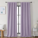 Simplebrand Ava Lilac Blackout Curtains for Bedroom 96 Inches Long 2 Panels, Solid Thermal Insulated, Energy Saving Nursery Window Treatment Curtains Blackout Drapes, W40 x L96 Inch, Lilac by TinyTreasures Baby Boutique