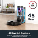 Eureka Robot Vacuum with Bagless Self Emptying Station, Robotic Vacuum Cleaner, 45-Day Capacity, 3000Pa Suction, LiDAR Navigation, NER E10s BK by CozyNest Decor