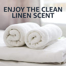 Amazon Basics Laundry Detergent Liquid, Concentrated, Clean Linen, 110 Loads, 82.5 Fl Oz, Pack of 2 (Previously Solimo) by TinyTreasures Baby Boutique
