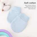 BQUBO 6 Pairs Newborn Baby Boys Girls Mittens 0-6 Months Unisex-Baby Infant Mittens Elastic No Scratch Wrist Gloves by TinyTreasures Baby Boutique