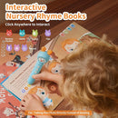 alilo Talking Pen Books Sets for Toddlers 2-6, Kids Learning Electronic Toys, Early Educational Gifts for Boys Girls, with 3 Interactive Audio Sound Books, 100 Talking Flash Cards, Alphabet by TinyTreasures Baby Boutique