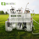 1 Gallon Stainless Steel Sprayer Hand Pump Sprayer with Pressure Gauge Safety Valve Adjustable Nozzle for Gardening Lawn and Cleaning by GreenHaven Gardens