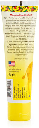 Spry Natural Xylitol Toothpaste for Baby, Toddler, Kids Age 3 Months Up - Fluoride Free Tooth Gel, Support Development of Emerging Teeth, Strawberry Banana, Bubblegum, Original, 2 Fl Oz (Pack of 3) by CozyNest Decor