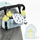 Accmor Formula Dispenser On The Go, 5 Compartments Stackable Formula Container for Travel, Baby Milk Powder Kids Snack Container, BPA Free by TinyTreasures Baby Boutique