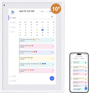 10.1" Digital Calendar Chore Chart – 1080P Full HD Interactive Touchscreen, Smart Family Planner, Hearth Display Digital Wall & Desk Mountable for Seamless Scheduling by TinyTreasures Baby Boutique