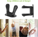 Child Proof Door Lever Lock, 3 Pack Door Locks for Kids Safety, Door Knob Child Proof, Baby Proofing, 3M Adhesive, Door Handle Child Proof, Baby Safety Locks for Toddlers (Black) by TinyTreasures Baby Boutique