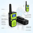 WokTok Adult Walkie Talkies Long Range Rechargeable Portable Two-Way Walkie Talkie, Camping Gear, SOS Sirens, NOAA Weather Alarms, Kid's Toys, Easy-to-Use Walkie Talkies,2 Packs(No Batteries) by TinyTreasures Baby Boutique