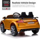 Kids Electric Car, Licensed Audi 6V Kids Ride on Toy Car for Toddlers with Remote - Yellow by TinyTreasures Baby Boutique