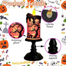 Halloween Snow Globe Tornado Flameless Candles Table Centerpiece for Celebration Party,Battery Operated LED Candle with 6 Hours Timer for Home Indoor Halloween Decoration (Ghost) by CozyNest Decor