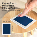 1-Pack Inkless Baby Hand and Footprint Kit - Mess Free Ink Pad for Newborn Keepsake, Dog Nose & Paw Print Kit, Clean Touch Ink Pad for Baby Hand & Footprints, Ideal New Mom Gifts (Navy, Jumbo) by TinyTreasures Baby Boutique