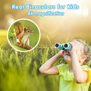 MAKINO Binoculars for Kids, Gifts for 3-12 Year Boys Girls, Compact Kids Binoculars 8x21 High-Resolution for Bird Watching, Camping, Exploration, Hiking, Hunting, Sports Events and Safari Park by TinyTreasures Baby Boutique
