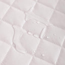 NTBAY 2 Pack Waterproof Mini Crib Mattress Protector, Quilted 24"x38" Fitted Mattress Cover - Machine Washable - Soft and Breathable Baby Mattress Pad Sheet for Mini Crib and Baby Playards, Pink by TinyTreasures Baby Boutique