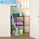 2-Tier Expandable Metal Storage Shelves, 150LBS Heavy Duty Shelving Units and Storage,Adjustable Utility Organization and Storage Shelf Rack For Kitchen Garage Laundry Bathroom Pantry Warehouse by CozyNest Decor