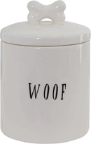 Creative Co-Op Woof Jar with Bone Handle on Lid (Pack of 4) by CozyNest Decor