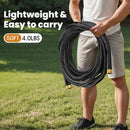 2025 Upgraded 100FT Non-Expanding Garden Hose, Lightweight, Flexible Ultra-Light Water Hose, Burst-Resistant, Lead-Free, Anti-Kink, High-Pressure by GreenHaven Gardens