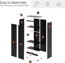 71" Metal Armoire Wardrobe Closet with 2 Doors, Tall Wardrobe Cabinet with Hanging Rod and Adjustable Shelves, Black Clothing Storage Cabinets for Bedroom, Laundry Room, Home Office by CozyNest Decor