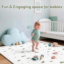Baby Foam Play Mat-72”x 48” Baby Playmat,6-Piece Interlocking Foam Floor Tiles,Puzzle Mat for Infants and Toddlers,Waterproof Crawling Mat,Non Toxic Play Mat for Baby Tummy Time Mat(Spot) by TinyTreasures Baby Boutique