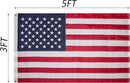 US Embroidered American Flags for Outside 3x5 USA Flag Banner Heavy Duty Made in USA High Wind Vivid Color Embroidered Stars-sewn Stripes Waterproof by GreenHaven Gardens
