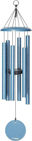 Corinthian Bells by Wind River - 30 inch Sky Blue Wind Chime for Patio, Backyard, Garden, and Outdoor Decor (Aluminum Chime) Made in The USA by CozyNest Decor