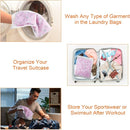 Reusable Mesh Laundry Bags, Delicates Garment Washing Bags for Travel/College, Durable Zipper Closure (2 Large 1 Medium) by TinyTreasures Baby Boutique