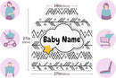Baby Car Seat Stroller Cover Nursing Cover New Mom Breastfeeding Scarf Soft Stretchy Infant Carrier Cover Car Canopy Coverage by TinyTreasures Baby Boutique
