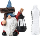 Garden Gnome Outdoor Decoration Solar Gnomes Statue with Lantern LED Lights,Terrace Courtyard Lawn Patio Porch Decoration Christmas Housewarming Gift for Woman Mom, Gnome Blue by GreenHaven Gardens