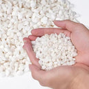 2.5 lbs White Aquarium Gravel, 1/5 Inch White Rocks for Plants, Small Pebbles for Vases, Succulents, Bamboo, Natural Decorative Pebbles for Plants Drainage, Cactus, Crafts by CozyNest Decor